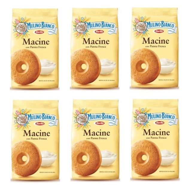 6x MULINO BIANCO MACINE 350g BEST BEFORE 27/12/24