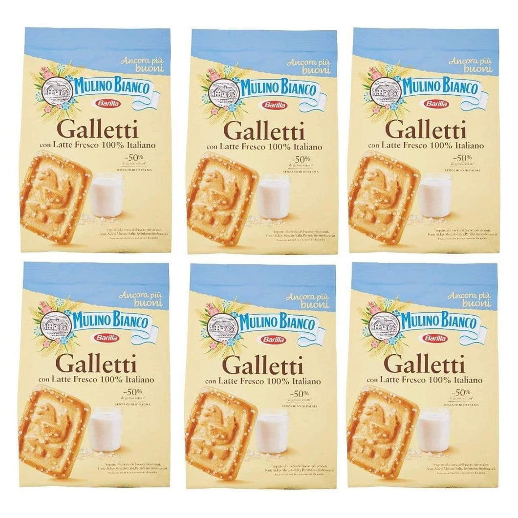 6x MULINO BIANCO GALLETTI 350g BEST BEFORE 31/12/24