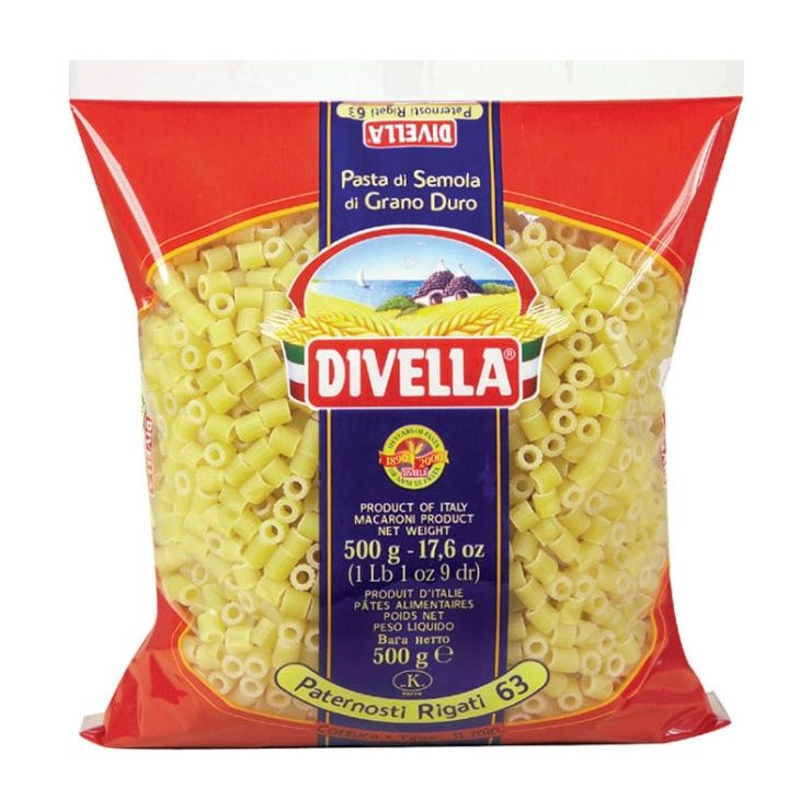 DIVELLA PATERNOSTI RIGATI 500 GR no63