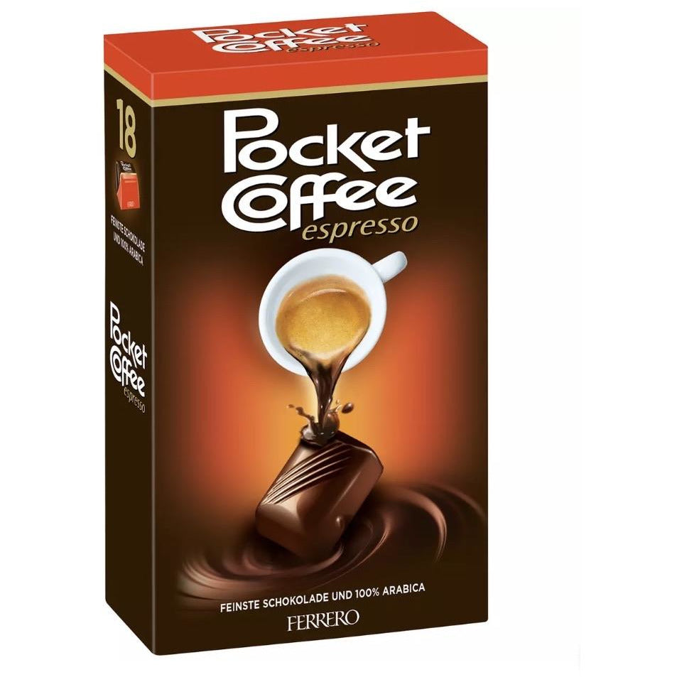 Ferrero Pocket Coffee 18 piece BEST BEFORE 20/03/24