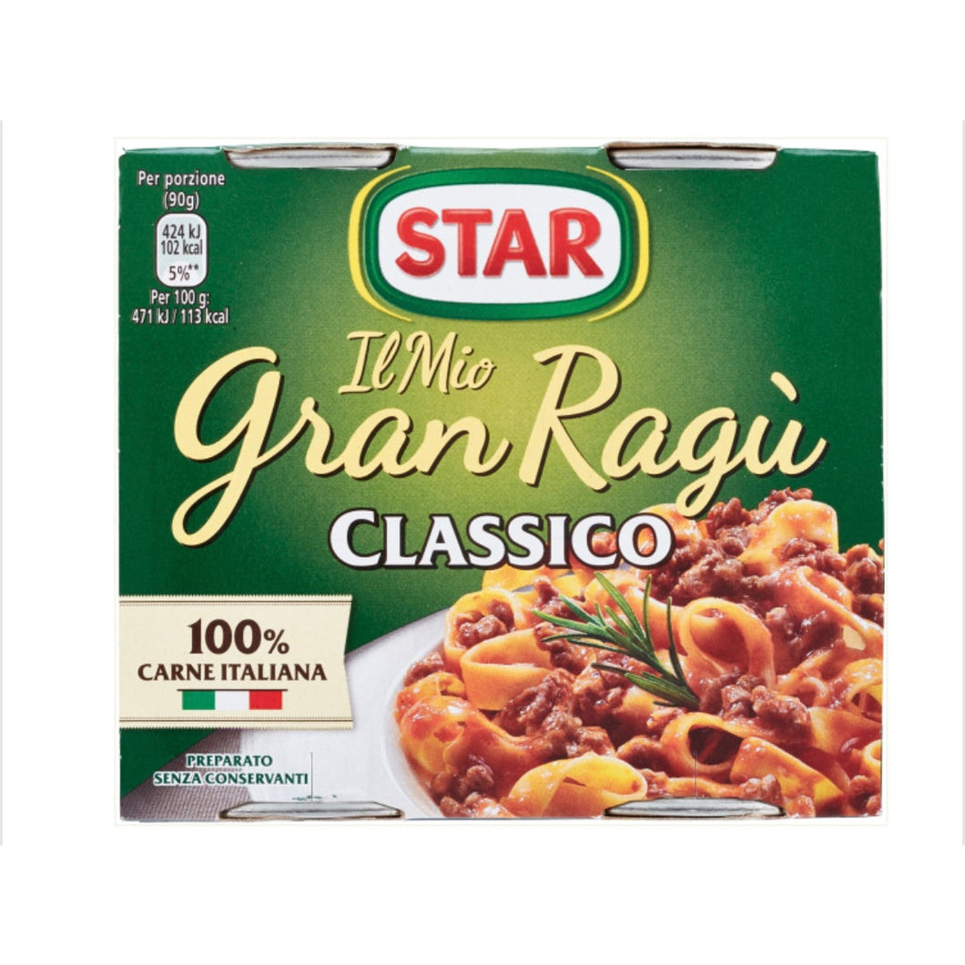 Star Gran Ragù Classico 180g x2