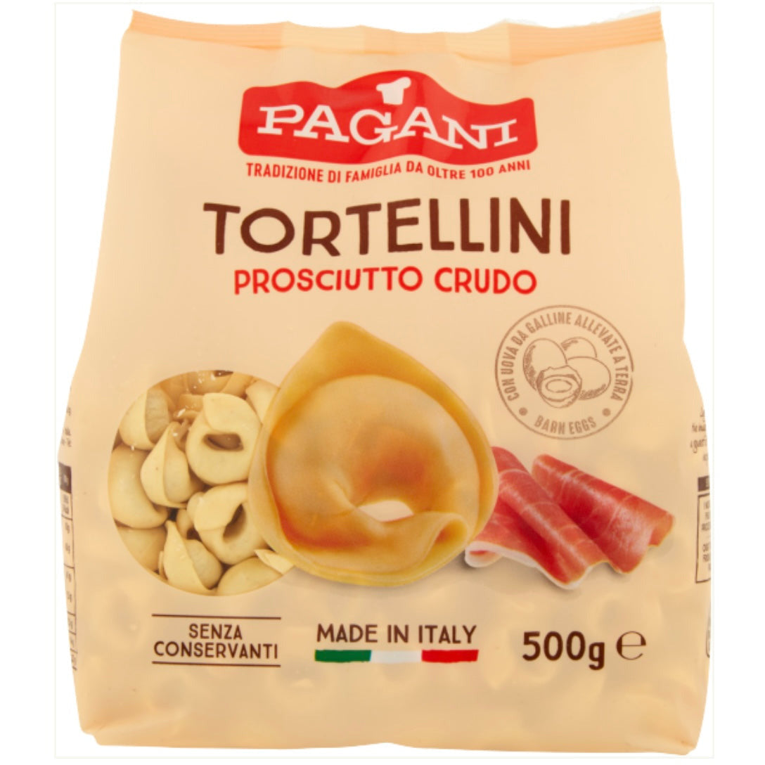 PAGANI TORTELLINI AL PROSCIUTTO CRUDO 500 GR – Sapori Supermercato