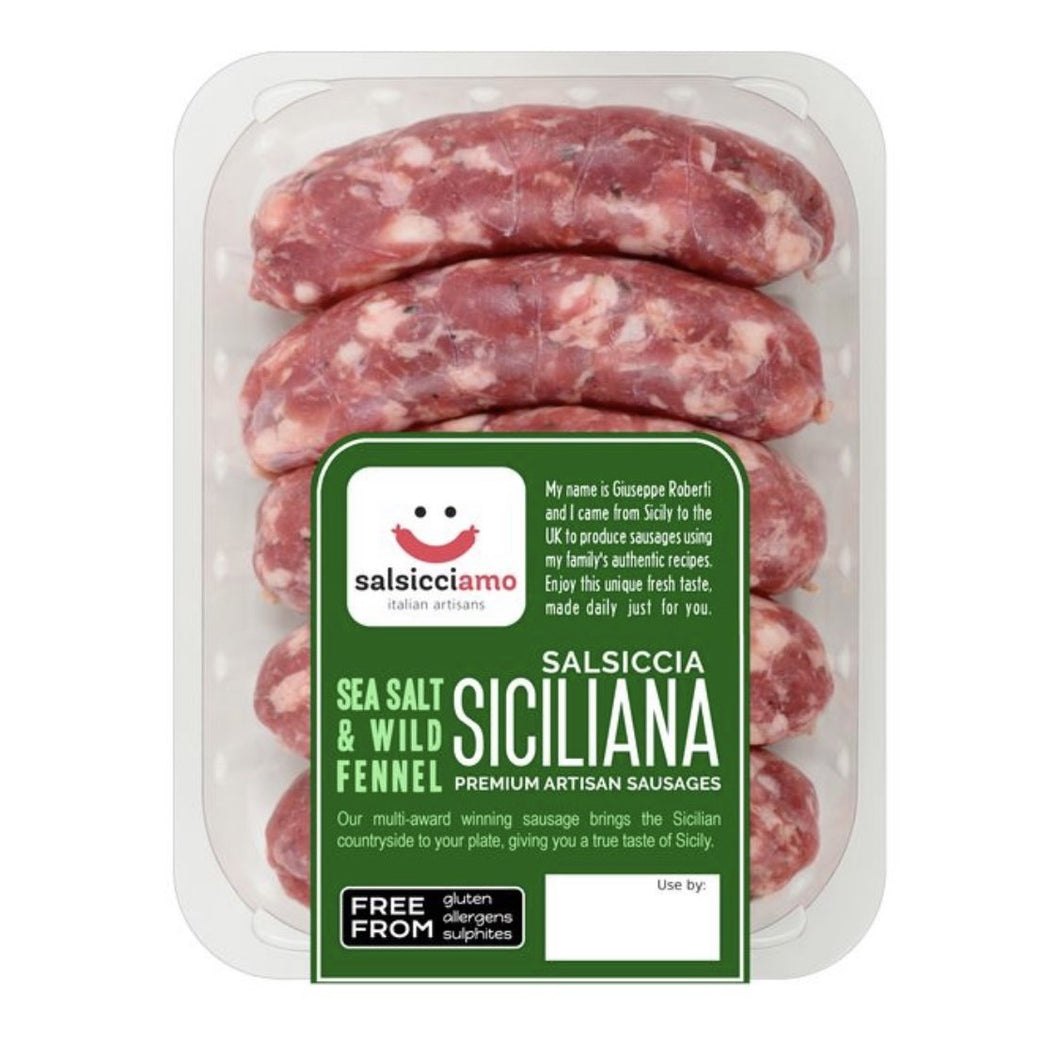 Salsicciamo Sicilian sausage 1kg traditional style BEST BEFORE 09/03/24