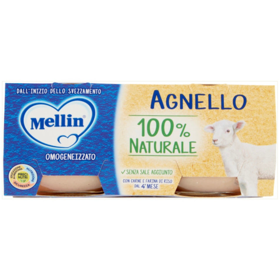 MELLIN OMOGENEIZZATO AGNELLO 80GR X2